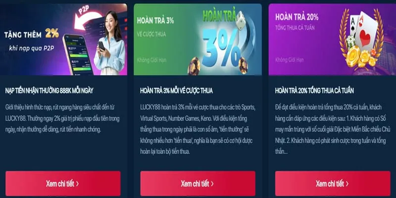 Hoàn trả cược casino hàng tuần tại OKKING79